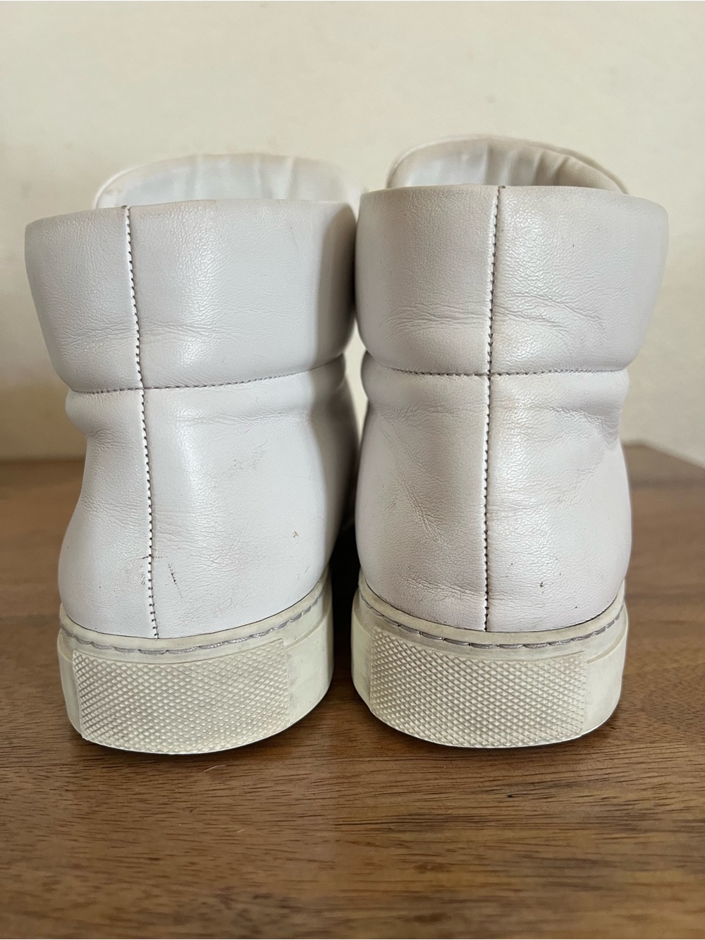 Versace White Leather High Top Medusa Sneakers EU 37 - Picture 6 of 14
